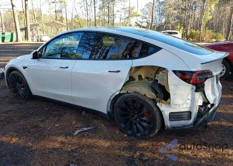 2022 Tesla Model Y Performance Dual Motor All-Wheel Drive из США, поврежденный, VIN 7SAYGDEF4NF376571